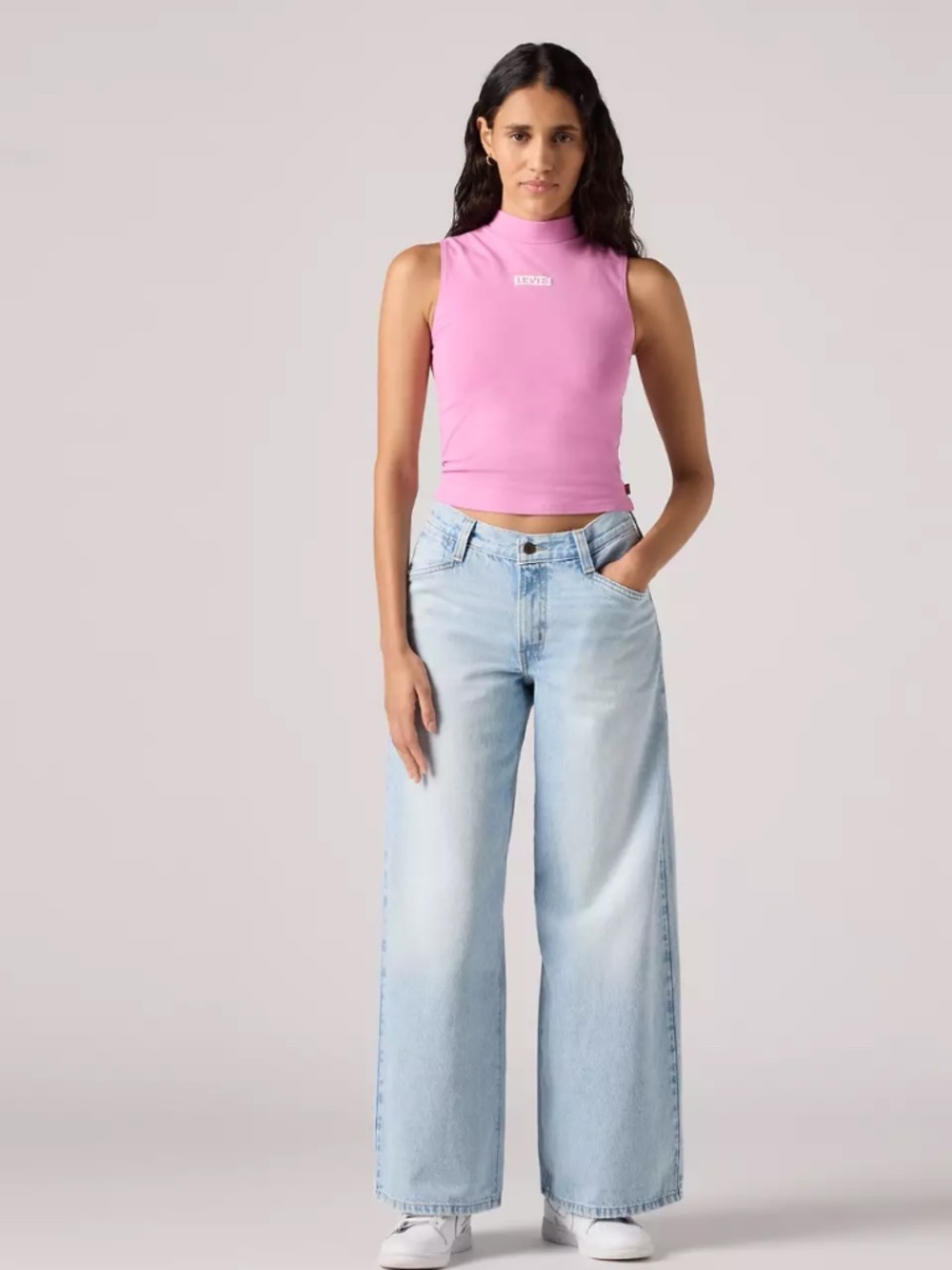 NWT Levi's '94 Baggy Wide Leg Jeans Light Wash Denim 28x31